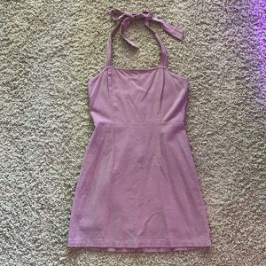light purple mini dress